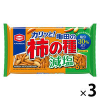 亀田製菓　減塩亀田の柿の種6袋詰　164gg　3袋