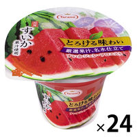 たらみ とろける味わい厳選果汁、名水仕立て すいかジュレ 24個 ゼリー