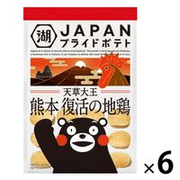 JAPAN PRIDE POTATO 熊本 復活の地鶏 6袋 湖池屋 ポテトチップス スナック菓子 おつまみ