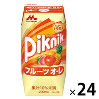 森永乳業 ピクニック フルーツ 200ml 1箱（24本入）