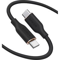 Anker PowerLine III Flow USB-C&USB-Cケーブル(1.8m ミッドナイトブラック) A8553011（直送品）