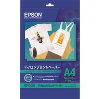エプソン アイロンプリントペーパー(A4/5枚) MJTRSP1R 1個（直送品）