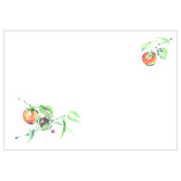 ササガワ 紙製テーブルマット・ランチョンマット　尺5　柿　雲竜 41-10542 1冊(100枚入)（取寄品）