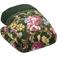 5層構造ボリューム毛布布団　シングル1枚　グリーン系 0263121 1個（直送品）