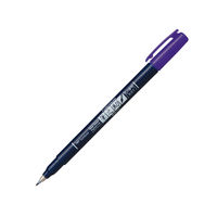 トンボ鉛筆 水性サインペン 筆之助 しっかり仕立てパープル WS-BH18 5本（直送品）