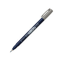 トンボ鉛筆 水性サインペン 筆之助 しっかり仕立てグレー WS-BH49 5本（直送品）