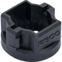 日本ピスコ PISCO ボールバルブ20シリーズ エルボタイプ共回りストッパ BVLCP20 1袋(2個) 520-8117（直送品）