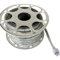 富士倉 両面発光20M LEDロープライト 白 増設用 FRL-20GW-W 1巻 554-5597（直送品）