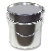 高翔産業 高翔 8Lブリキペール缶 フタ・バンド付き 870-48 1個 601-9942（直送品）