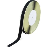 クラレ マジックテープ フック(オス側)糊付 A8693Yー71 25MM×25M PL 黒 A8693Y-25-25-PL-00002（直送品）