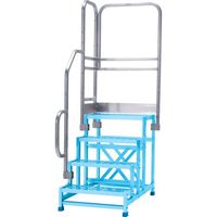 アルインコ 作業台CSBCー486S用 正面付片手すりセット CSBT486BL 1セット 694-4893（直送品）