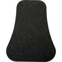 エー・エム・プロダクツ pig ピググリッピートイレマット GRP7002-BK 1箱(6枚) 177-8319（直送品）