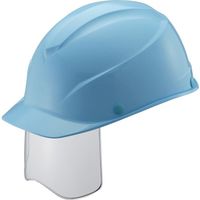 谷沢製作所 タニザワ エアライトS搭載シールド面付きヘルメット 軽量FRP製「かるメット」 溝付 ライトブルー 103J-SH-B11 1個（直送品）