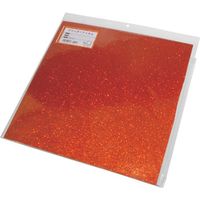 中川ケミカル グリッターフィルム オレンジ 300mmX300mm GFOO300300 1枚 535-2445（直送品）