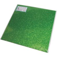 中川ケミカル グリッターフィルム パステルグリーン 300mmX300mm GFOPG300300 1枚 535-2435（直送品）