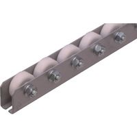 太陽工業 タイヨー 小径樹脂ホイールコンベヤ 25φX巾7mmXP35X機長1500mm TWM2607JLP351500L 1本（直送品）