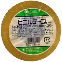 寺岡製作所 TERAOKA ビニルテープ NO.302G 透明 19mm×20M 302G TM 19X20 1セット(200巻)（直送品）