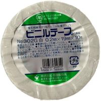 寺岡製作所 TERAOKA ビニルテープ NO.302G 白 19mm×10M 302G W 19X10 1セット(200巻)（直送品）