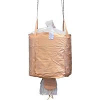 旭産業 旭 コンテナバッグ丸型排出口あり・ラミ付き AS210-MG319 1袋 598-0171（直送品）