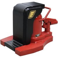 今野製作所 イーグル 低床・レバー回転・安全弁付爪つきジャッキ 爪能力10t ET-200 1台 677-1794（直送品）