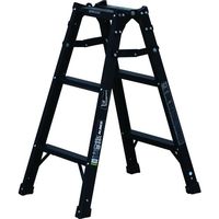 アルインコ 兼用脚立 ブラックカラー 0.82m 最大使用質量100kg KUR90 1台 651-0459（直送品）