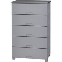 天馬 TENMA フィッツチェスト フルフラット6505 グレー 110014749 1個 699-5498（直送品）