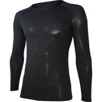 おたふく手袋 おたふく JWー522 11.BK 3D ロングスリーブクルーシャツ L JW-522-BK-L 1枚 433-7503（直送品）