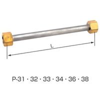 ヤマト産業 YAMATO 集合管 真鍮タイプ Pー34 L=78 1個 428-8931（直送品）