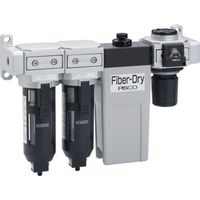PISCO ドライユニット エアフィルタ、マイクロミストフィルタ、ファイバードライ、レギュレータユニット FMDR100-03-AD 1個（直送品）