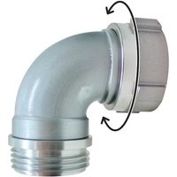 岩崎製作所 IWA 媒介金具 アルミ製 ビッグマウス吸口スイベルエルボ (スロッター) 15BSL7570A 1個 509-5971（直送品）