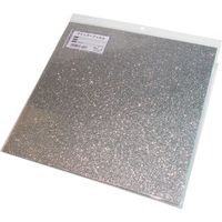 中川ケミカル グリッターフィルム シルバー 300mmX300mm GFOSV300300 1枚 535-3941（直送品）