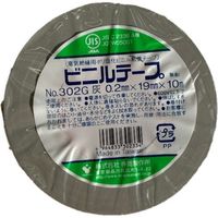 寺岡製作所 TERAOKA ビニルテープ NO.302G 灰 19mm×10M 302G GY 19X10 1セット(200巻)（直送品）