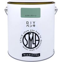 ニッペホームプロダクツ ニッぺ DIYペンキ マットフィニッシュ ミスティグリーン 2kg 4976124887673 1缶（直送品）