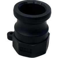 岩崎製作所 IWA 樹脂製 I・LOK(アイロック)レバーカップリング 女ネジアダプター(TypeーA) 37A020P-Y 1個（直送品）