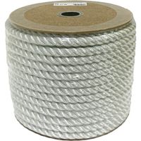 ユタカメイク ロープ ナイロン3ッ打ロープドラム巻 12mm×45m PRJ-N6 1巻 655-9809（直送品）