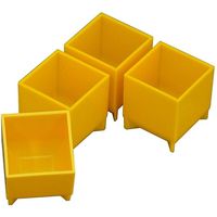 マーベル MARVEL スチール製工具箱 プラケースA PCA4 1組(4個) 674-7184（直送品）