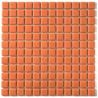 エービーシー商会 ABC モザイクタイル シーズン Dー121 サーモオレンジ(20シート入り) 1箱 695-5910（直送品）