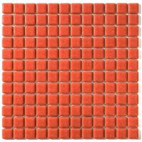 エービーシー商会 ABC モザイクタイル シーズン Eー122 サーモピンク(20シート入り) 1箱 695-5911（直送品）