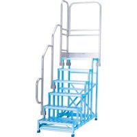 アルインコ 作業台CSBCー6126用 正面付片手すりセット CSBT616BL 1セット 694-4895（直送品）