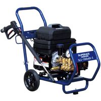 スーパー工業 電動パワーユニット式高圧洗浄機 SLCー1505eGXー2 コンパクト&カートタイプ 1台 701-4037（直送品）