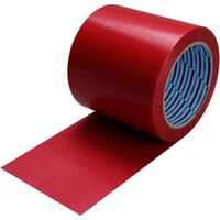 ダイヤテックス パイオラン 梱包用テープ 100mm×25m レッド K-10-RE 100MMX25M 1セット(18巻)（直送品）