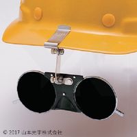 山本光学 YAMAMOTO 二眼型遮光めがね Sー227L#6 NO.227L-6 1個 411-9818（直送品）