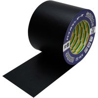 パイオラン 気密防水用テープ 片面タイプ(強粘着) 100mm×20m ブラック KM-30-BK 100MMX20M 1セット(18巻)（直送品）