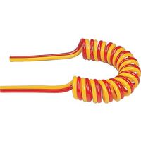 日本ピスコ PISCO ツインコイリングチューブ チューブ外径6mm 全長10m ブラック ULF06-2F-10-B-B 1本（直送品）