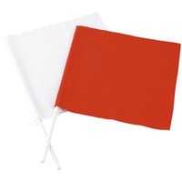 マイゾックス MYZOX 工事用旗(柄付・紅白1組入) P-029 219819 1個 435-3755（直送品）