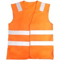 ミズケイ JIS規格 ENベスト オレンジ LL 3120004 1枚 477-3192（直送品）