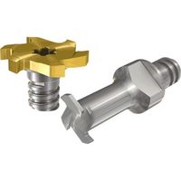 イスカル マルチマスター Tスロッターミーリングヘッド MM TSーN IC908 TS135-N25P-06T05 1セット(2個)（直送品）