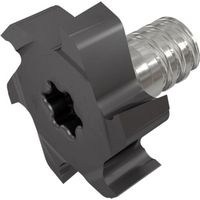 イスカル マルチマスター Tスロッターミーリングヘッド MM TSーH IC908 TS250-H50D-06T08 1セット(2個)（直送品）