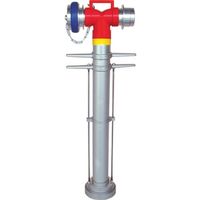 岩崎製作所 IWA 地下式消火栓用 アルミ製 引上式スタンドパイプ 双口型 10H-S6510A 1本 511-4066（直送品）