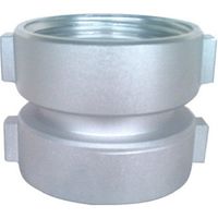 岩崎製作所 IWA 媒介金具 アルミ製 消防ネジ女(スロッター)×消防ネジ女(スロッター) 12NFF7575A-SS 1個（直送品）